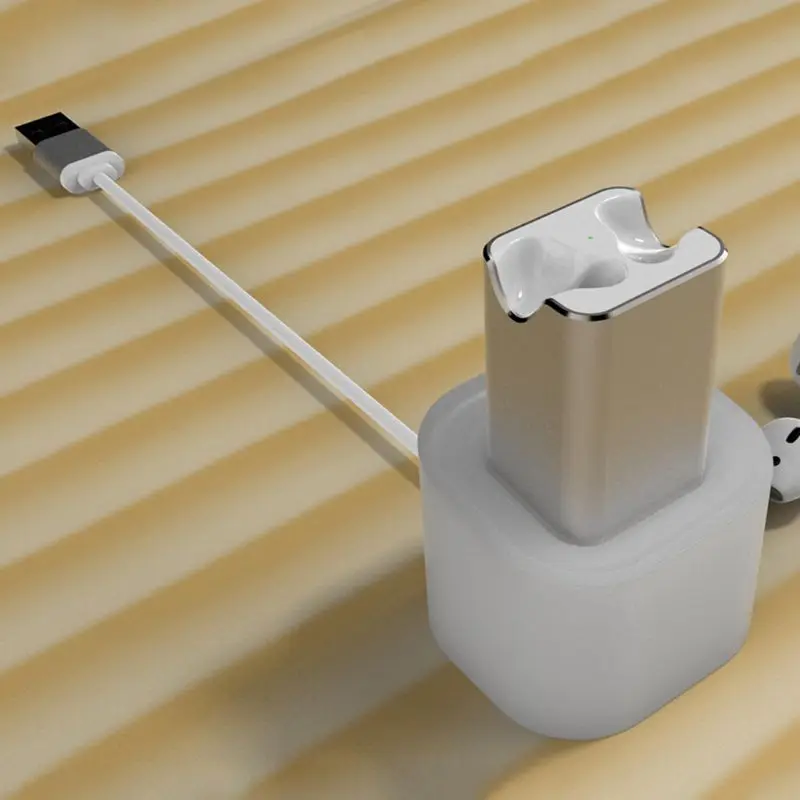 Алюминиевые наушники настольная USB Зарядка адаптер док-станция держатель Подставка для Airpods