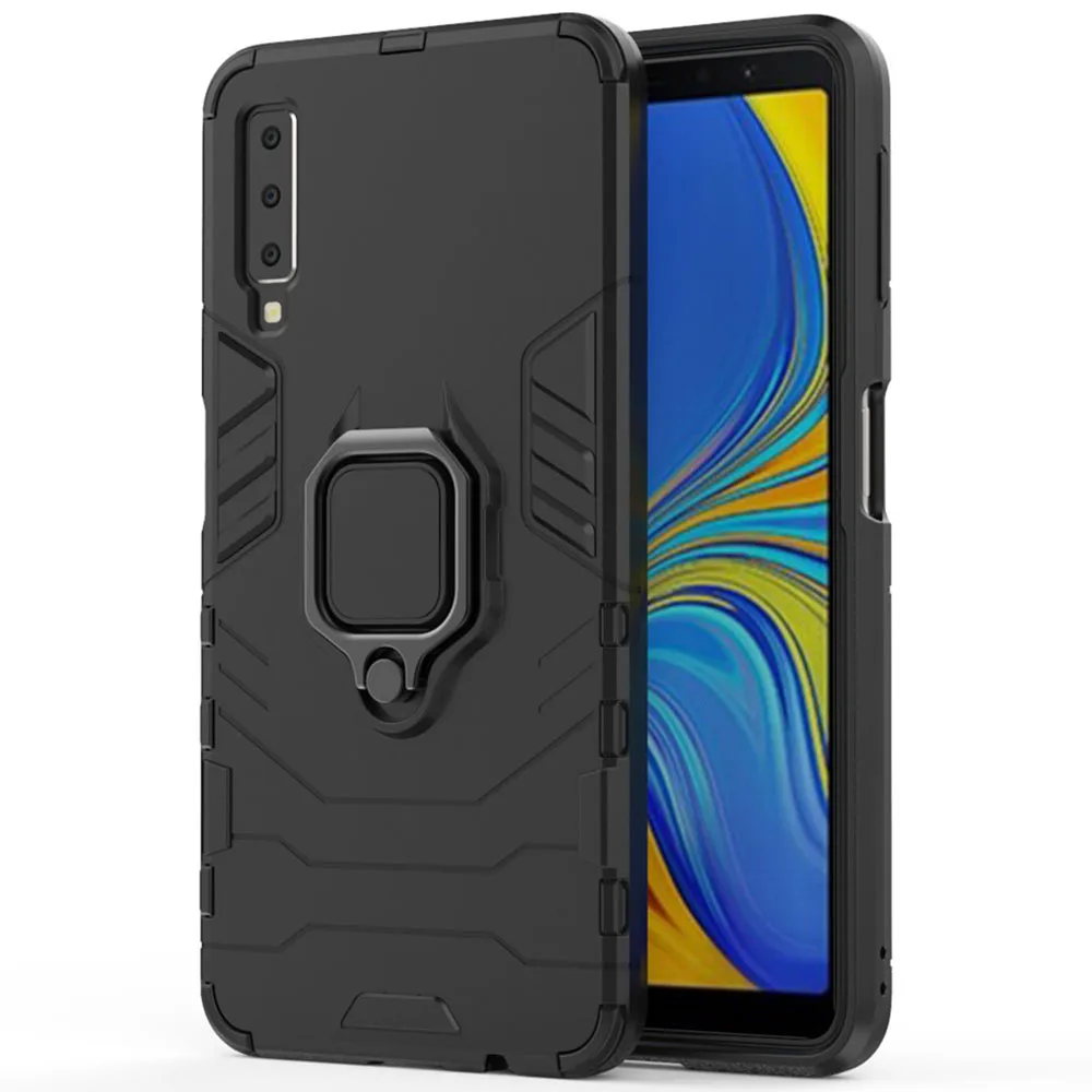 Чехол для Samsung Galaxy A7 2018 A750 Силиконовый ТПУ Магнитный жесткий поликарбонатный
