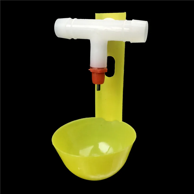 6 комплектов стальные колонны автоматическая Питьевая чашка для перепелок