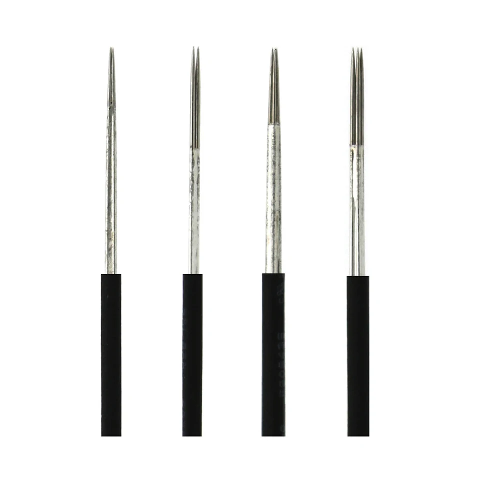 Microblading 100 Laminas Tebori Shading R3/5 LINER Eyebrow Needles Manual Needle Fog Blade Round Permanent Makeup | Красота и