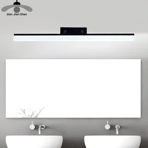 LED Mirror Light 8W 12W Modern Wall Lamp Sconce 220V 110V Indoor Lighting Fixture Bathroom Waterproof Stainless Steel Dresser
