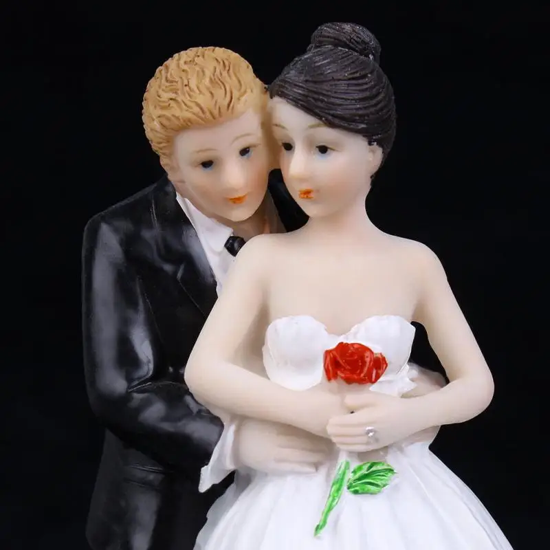 Романтический свадебный торт декоративные Топпер рисунок невесты и жениха пара
