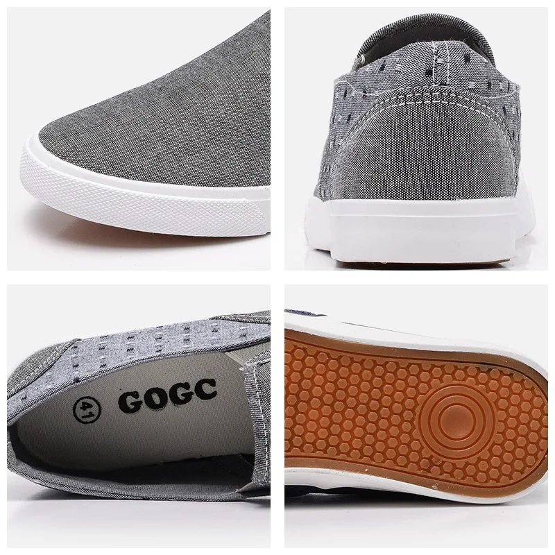 GOGC Comfortable Men Sneakers Mans Footwear Soft and Breathable Mens Shoes Casual Flat 2018 Brand New Fashion Canvas | Обувь