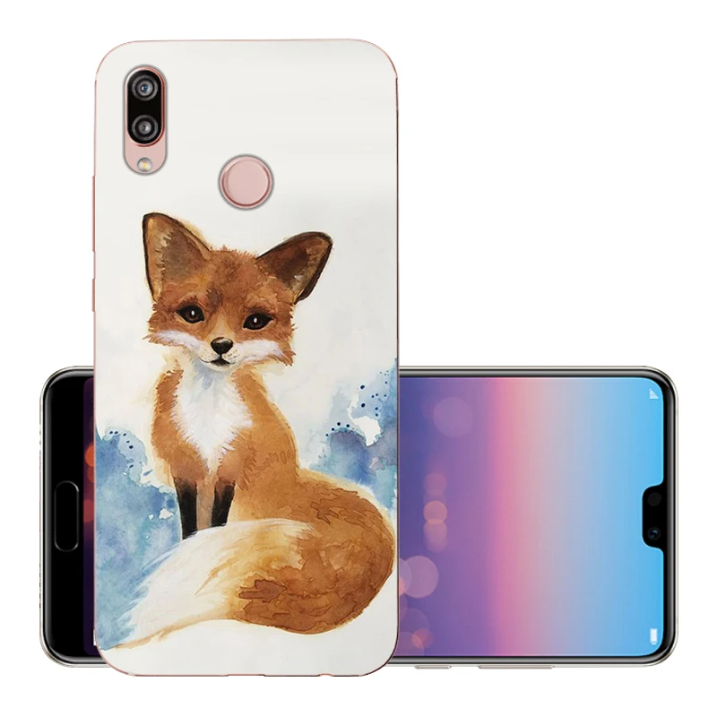 Caseriver чехол для Huawei P20 Lite P20lite мягкий силиконовый с рисунком задней панели