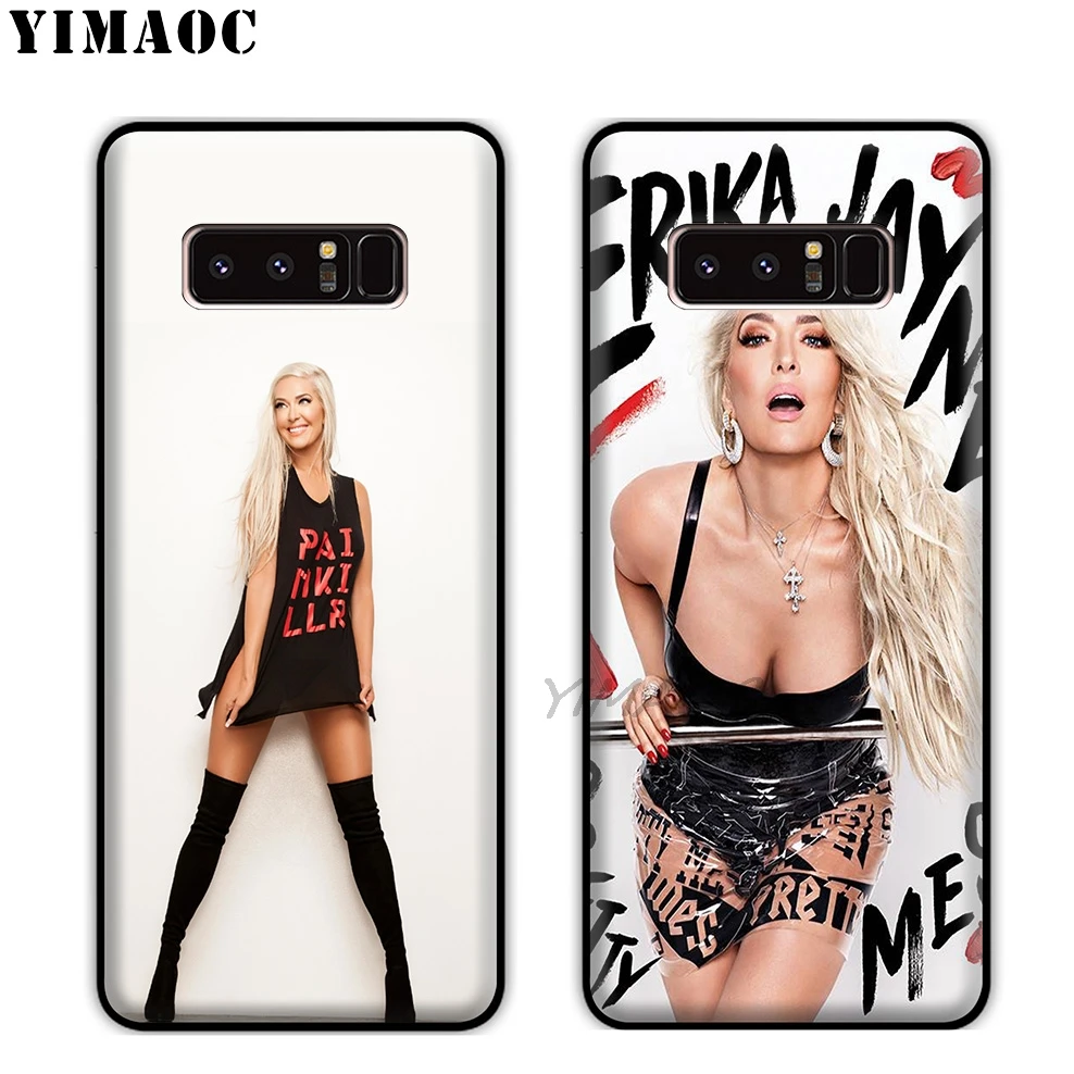 Мягкий силиконовый чехол YIMAOC Erika Jayne Singer из ТПУ для Samsung Galaxy S10 S10e S9 S8 Plus S7 S6 Edge &amp J6 |