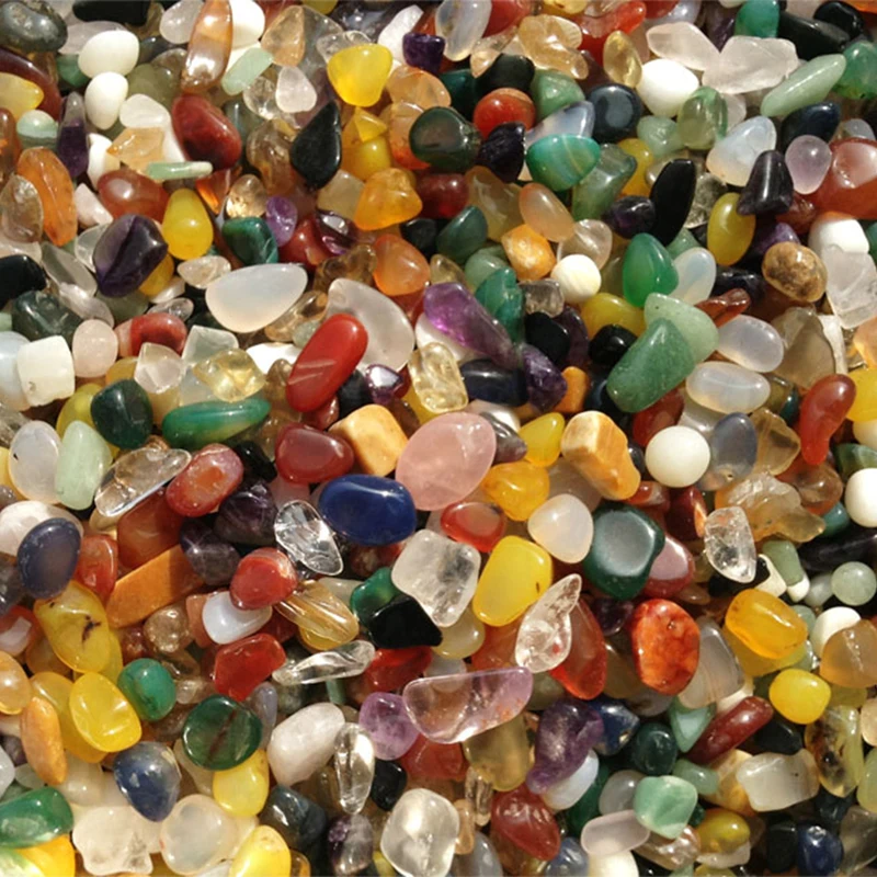 50 г Тибетский буддизм семь сокровищ буддийские счастливых камней красочные