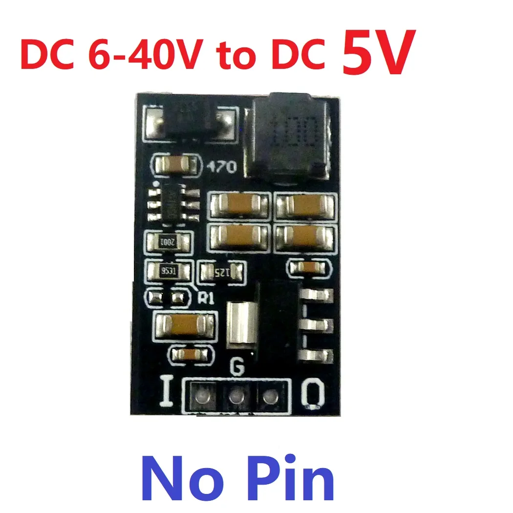 5V No Pin 2x5 Вт DC 6-40 В до 3,3 В 5 в низкий уровень шума 2 в 1 LDO линейные регуляторы и DC-DC понижающий преобразователь модуль Замена AMS1117 LM317 7805 - Цвет: 5V No Pin