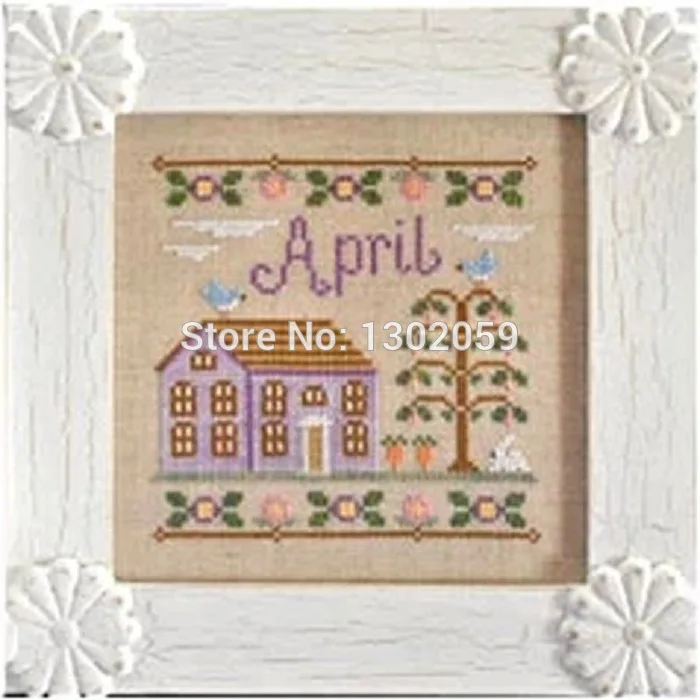 Набор для вышивки крестиком высокое качество в наличии с января по декабрь