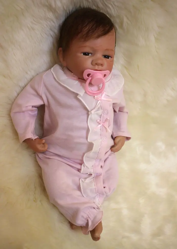 

Asleep and Awake Girl Twins Reborn Baby Dolls 20'' Soft Silicone Dolls Realistic Reborn bebe Alive Kits Playmates Toy Xmas Gifts