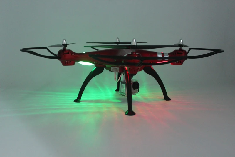 SYMA X8HG Радиоуправляемый Дрон с камерой HD 8MP Квадрокоптер Вертолет Дистанционное управление 2,4 г гироскоп высота удерживает Безголовый режим светодиодные игрушки