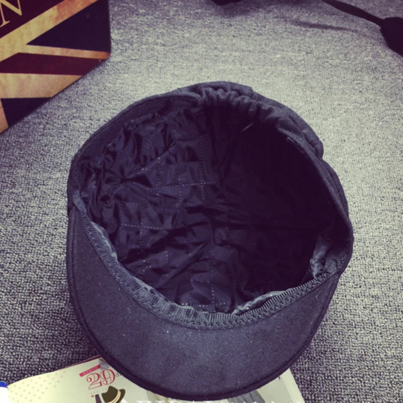 DT792 корейская модная восьмиугольная кепка с кошачьими ушками для женщин