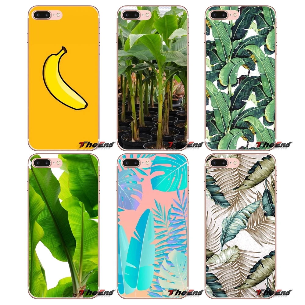 Мягкие прозрачные чехлы для HTC U11 One M7 M8 A9 M10 E9 Desire 630 530 626 628 816 820 Motorola G G2 G3 banana leaf tree |