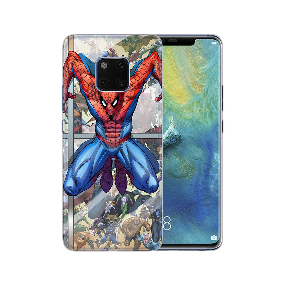 Spiderman Soft Silicone Case For Huawei Mate 20 Pro Cases Transparent Silicon Phone Mate20 Cover Coque Capa |