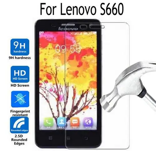 Закаленное стекло для Lenovo S660 S668T защитная пленка S 660 2.5D 9H пленка|tempered glass|glass for