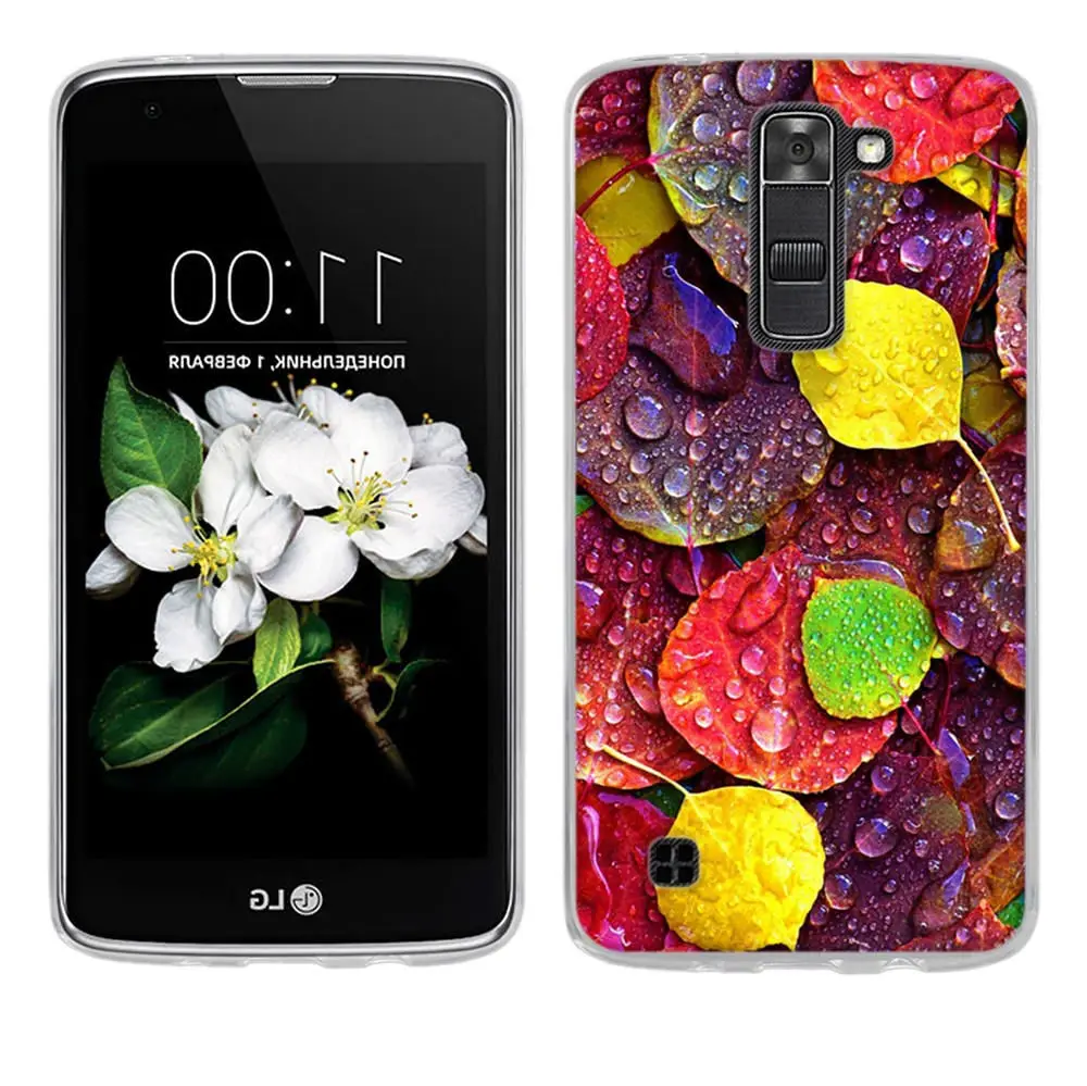For LG K7 X210 X210DS MS330 Cases Luxury Painted Soft Back Cover Shell Coque Funda for Tribute 5 LS675 Phone Bag | Мобильные