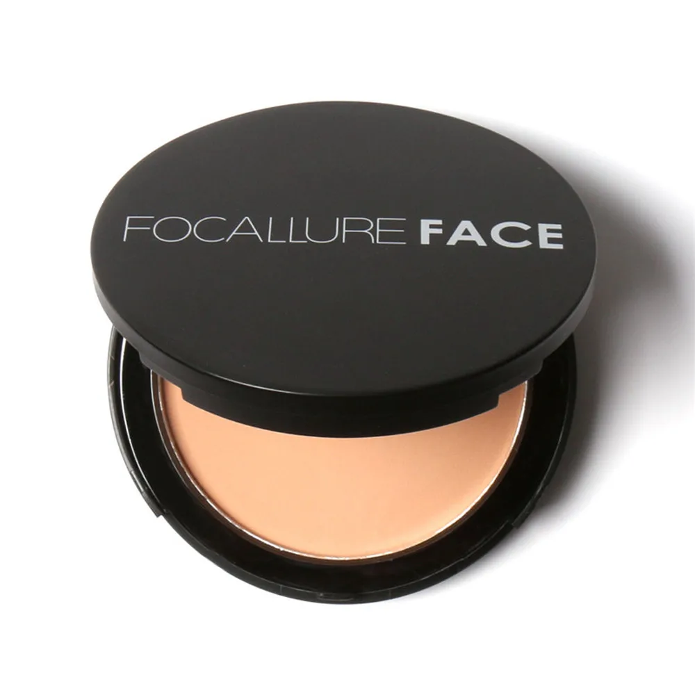 FOCALLURE, 3 цвета, пудра для макияжа лица, хайлайтер, мерцающая пудра, пудра, палитра, контурная Косметика для макияжа, JU053