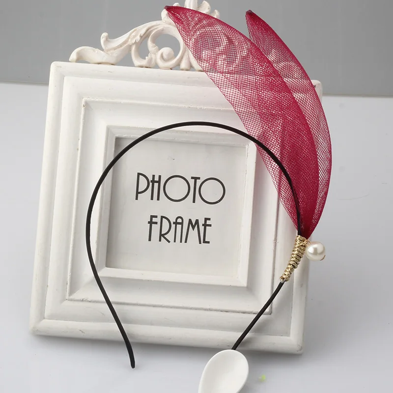 Диадема из сетчатого материала для девочек MISM высокого качества, ручной работы, солидные аксессуары, изысканное украшение для вечеринки.