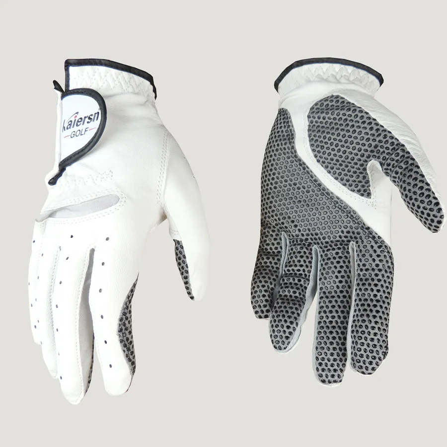 Перчатки для гольфа мужские перчатки из натуральной кожи левая и правая рука