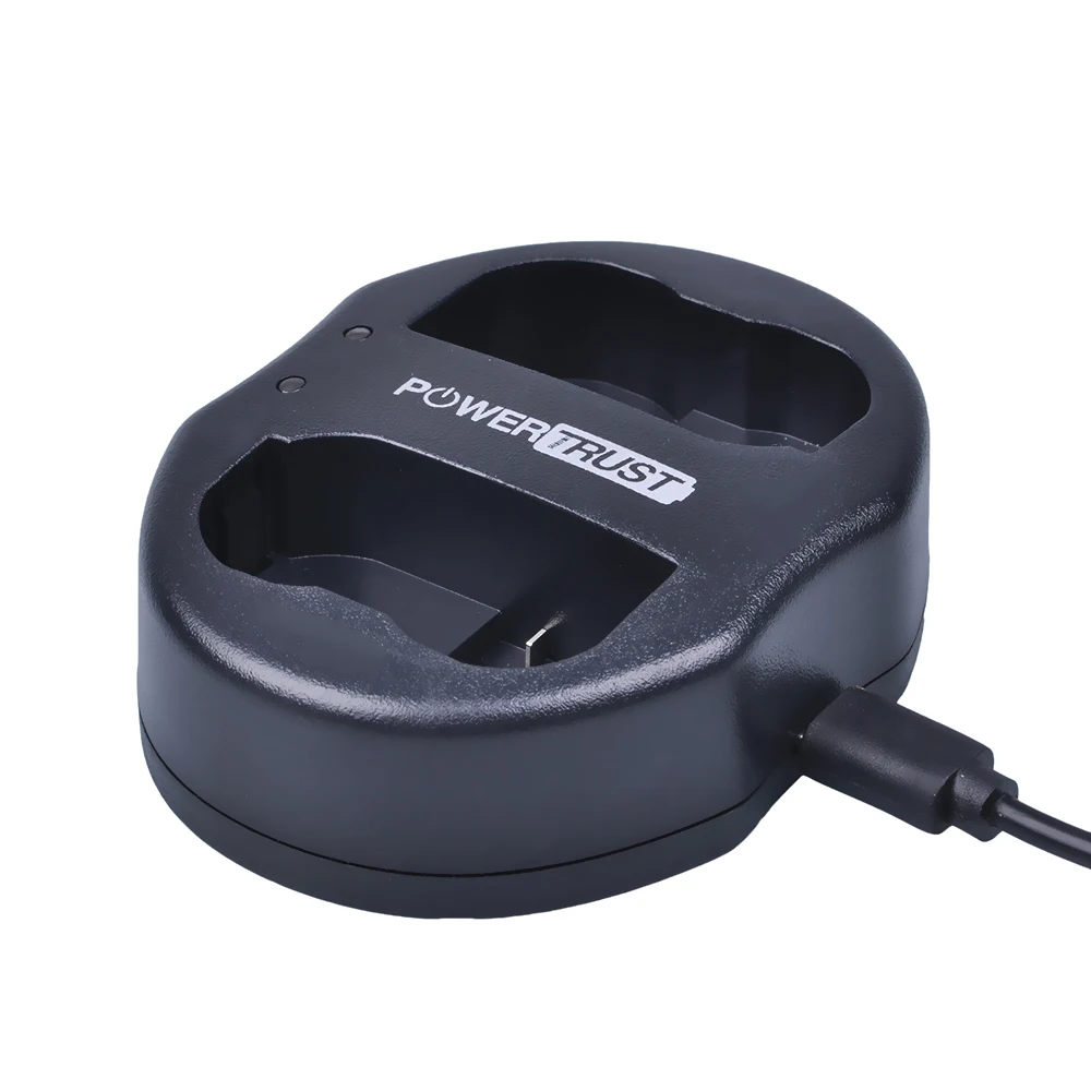 Фото Powertrust EN-EL15 EN EL15 USB двойное зарядное устройство для Nikon D500,D600,D610,D750,D7000,D7100,D7200,D800,D800E, D810, №3