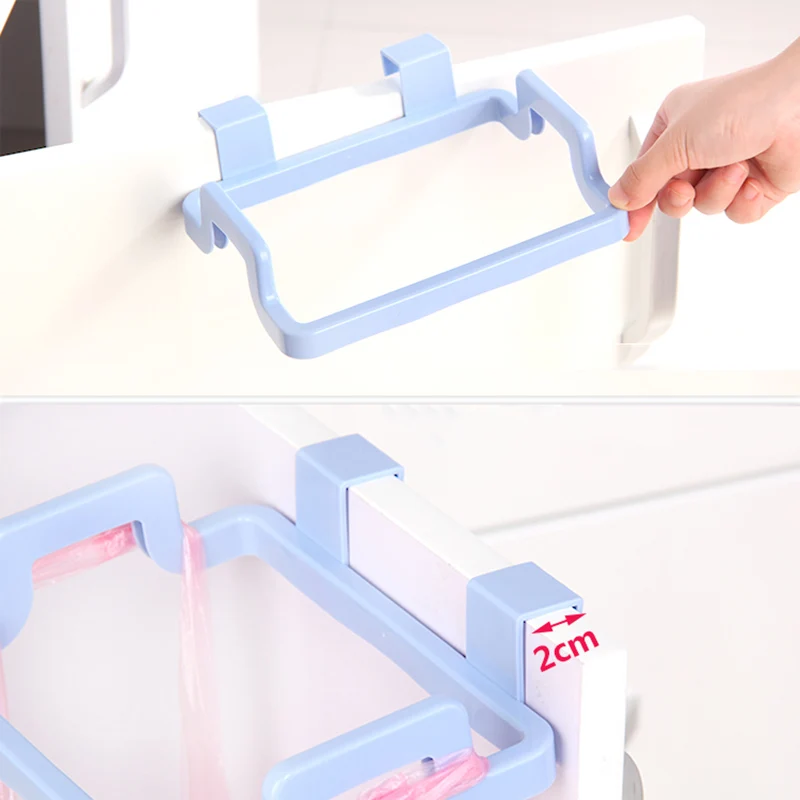 1 шт. держатель мусорного мешка мусорное хранение квадратное подвесное на шкаф