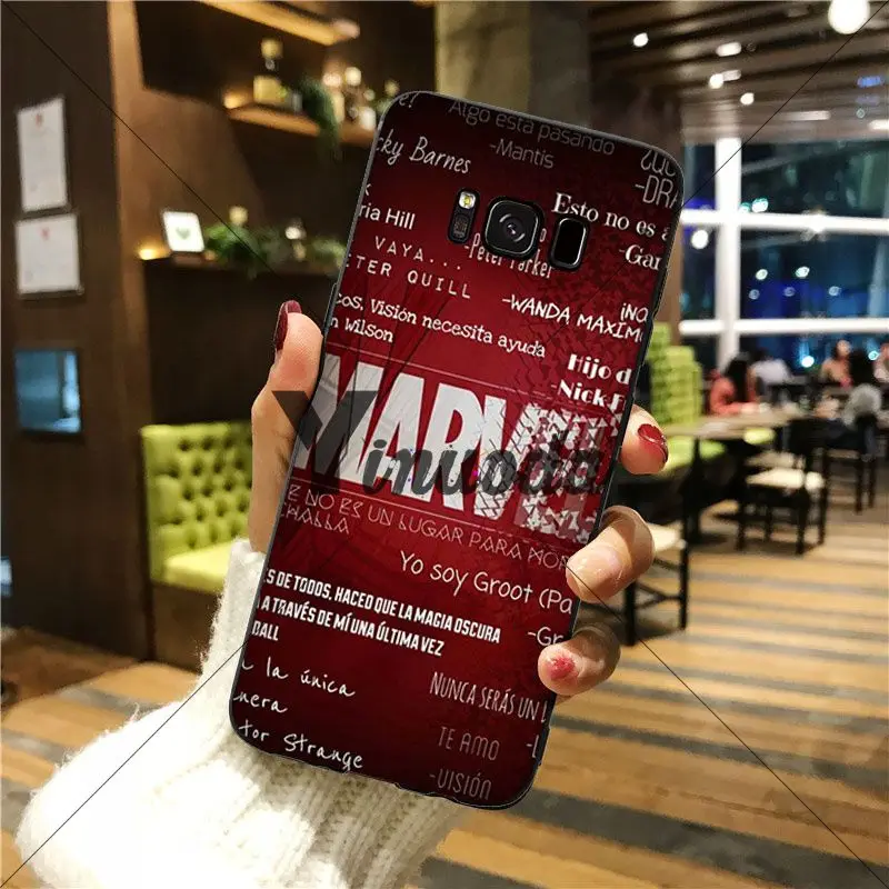 Модный дизайнерский чехол с логотипом Yinuoda Marvel Супермен Человек-паук Бэтмен