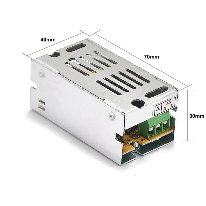 

200pcs DC 12V 1A 12W Switching Power Supply Source AC To DC Power Supply Transformer For CCTV LED Amplifier 5050 RGB Controller