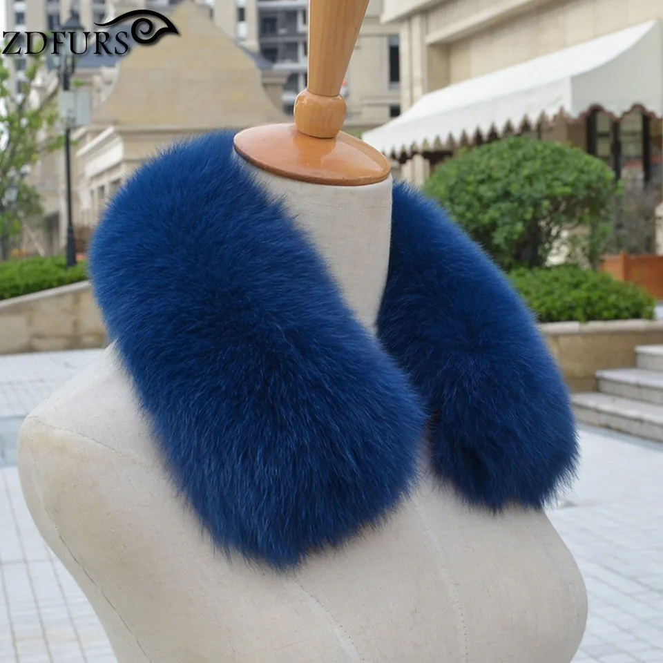 ZDFURS* Женская одежда Аксессуары для воротника модные меховые шарфы из натурального Лисьего меха воротник квадратный ZDC-163007