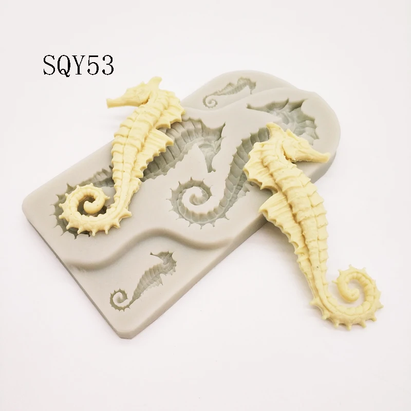 New hippocampus silicone mold Chocolate cake decoration accessories | Cake Tools