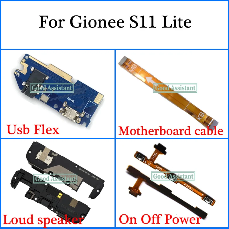 Гибкий Usb кабель для материнской платы GiONEE S11 Lite громкий динамик ВКЛ./ВЫКЛ. гибкий