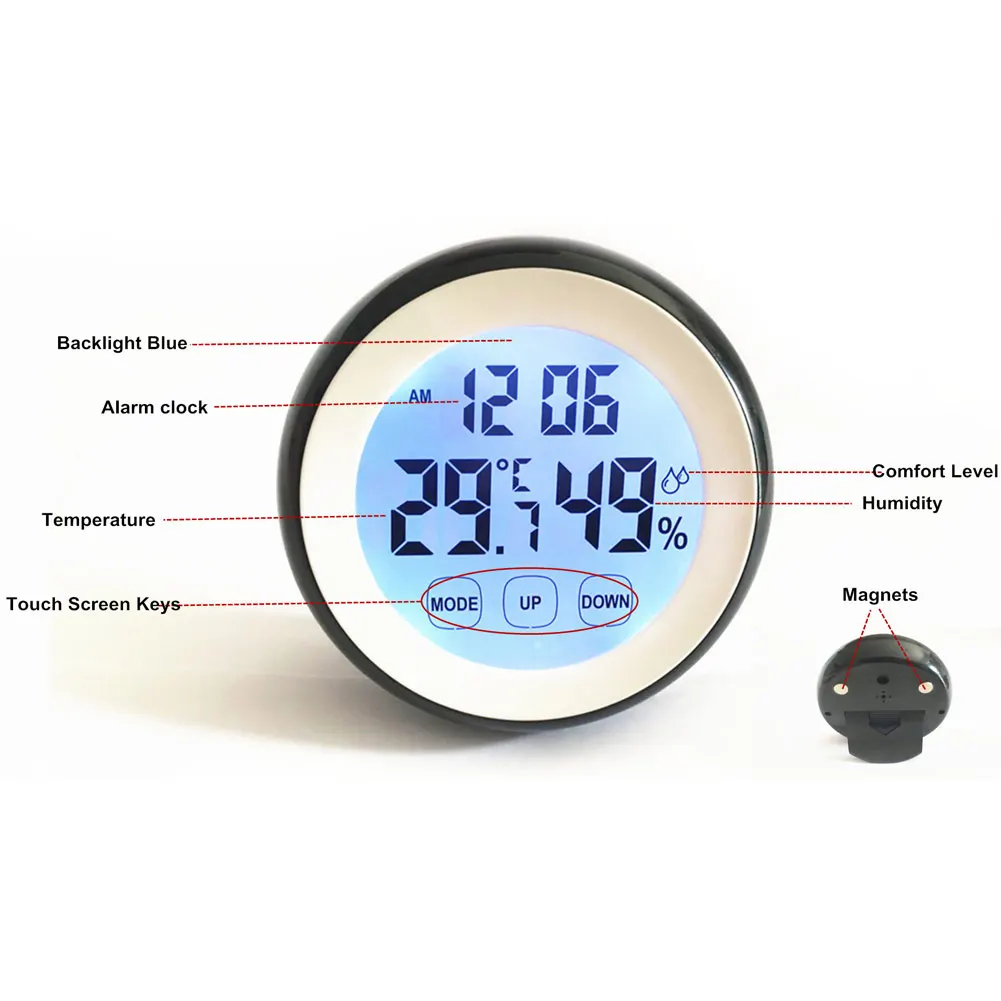 Цифровой электронный термометр с ЖК дисплеем гигрометр измеритель влажности
