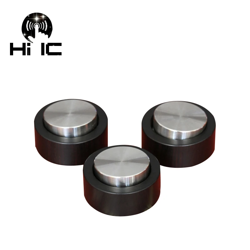 Hi-Fi аудио колонки усилитель шасси из нержавеющей стали Ebony противоударные
