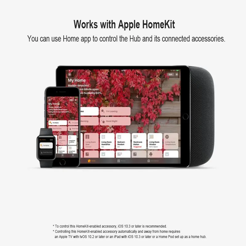 Оригинальный Xiaomi Aqara Hub Mi шлюз с RGB Led ночным светом умная работа Apple Homekit и aqara Smart App |