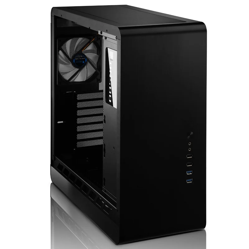 JONSBO UMX4 ATX чехол для компьютера из закаленного стекла боковая прозрачная версия Шасси поддержка atx материнская плата 240 Холодный ряд