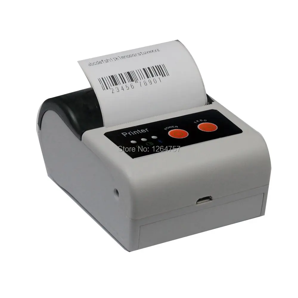 Принтер штрих-кода с Bluetooth для android/ios 58 мм 2 дюйма | Компьютеры и офис