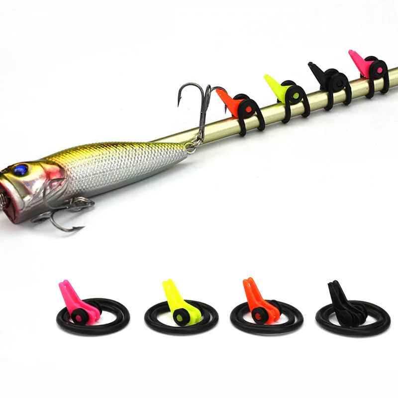 10 шт./лот пластиковый держатель рыболовных крючков для удочки приманки рыболовные крючки безопасный снасти