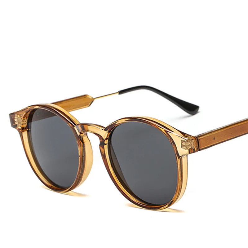 Дропшиппинг круглые солнцезащитные очки ретро бренд дизайнерские женские