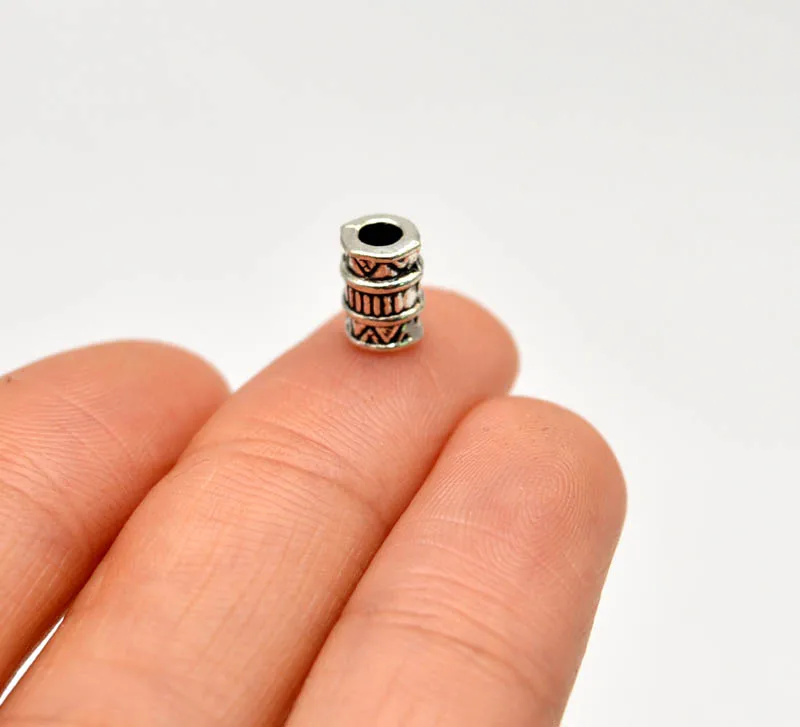 1 шт. антикварные серебряные бусины-талисманы в стиле викингов Древний тотем для