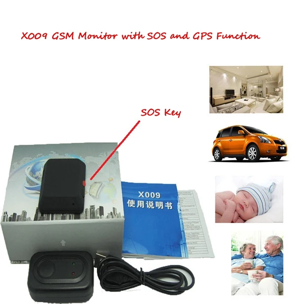 8 ГБ портативный автомобильный GPS трекер для определения местоположения
