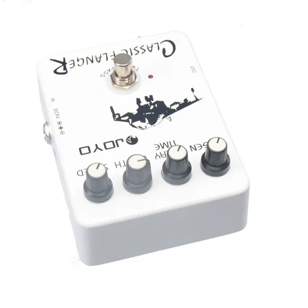 JOYO JF-07 классический фланжировочный станок гитарная педаль фланжировочный станок stompbox Скорость восстановить Ширина задержки освежитель воздуха с таймером Регулируемый байпасс