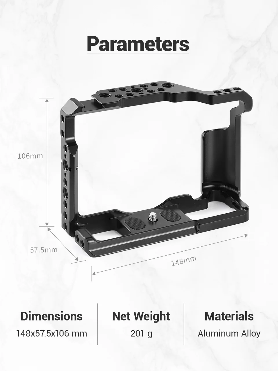 SmallRig X-T3 алюминиевый сплав камера видеокамера клетка для Fujifilm X-T3 камера клетка стабилизатор установка защитный чехол Крышка-2228
