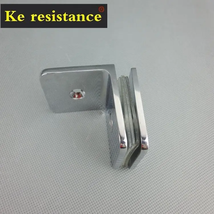 Ke устойчивый 90 градусов стеклянный зажим для литья медная Толстая стеклянная