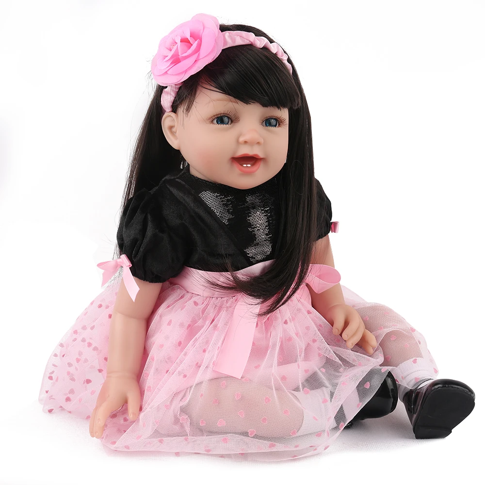 Кукла Reborn Baby Doll мягкая силиконовая виниловая настоящая на ощупь для