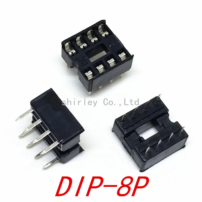 10 шт. IC seat 6P/8P/14P/16P/18P/20P/24P/28P/40P DIP розетки адаптер припой интегральная схема