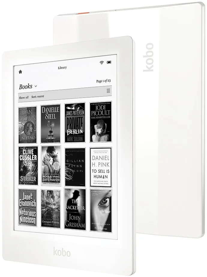 Kobo Aura HD электронная книга читалка 6 8 дюймов e-ink 1080x1440 комфорт свет 4 ГБ wifi ридер |
