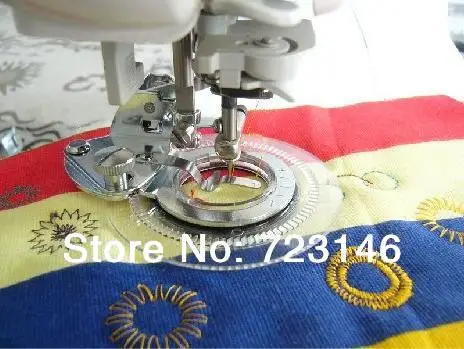 Круглая прижимная лапка Fancy Flower Stitch 3700l/5021l для швейной машины Brother Singer Janome Pfaff Viking