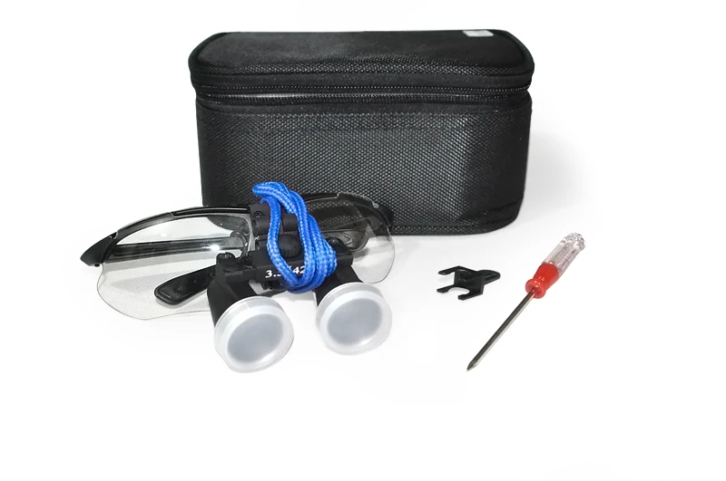 Высококачественные роскошные новые черные Бинокулярные лупы 3.5X 420 мм оптическое