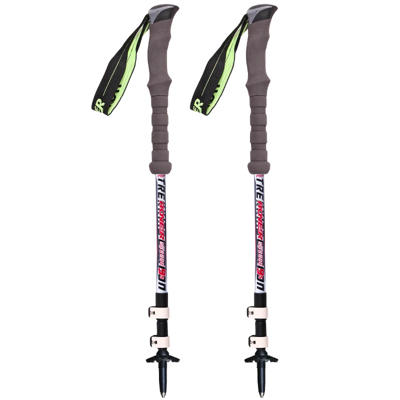 Телескопические трости 2 шт. регулируемые ультралегкие треккинговые палки из