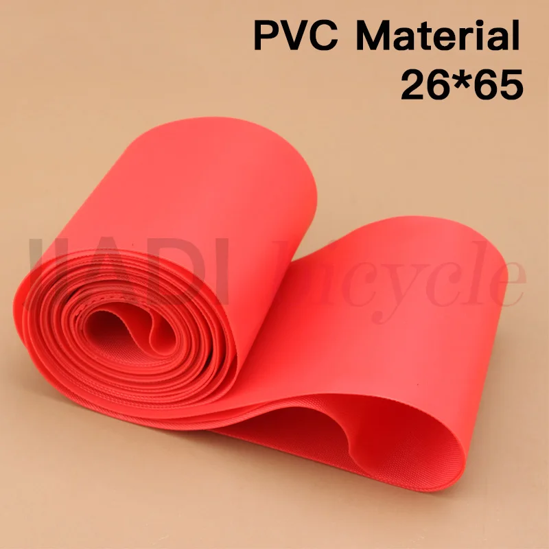 PVC W 65mm Коврик для шин для велосипеда, 26 дюймов, расширенный вкладыш для шин, стойкий к проколу, для горного велосипеда, внутренняя трубка, защитная накладка, ПВХ, нейлоновая подкладка - Цвет: PVC W 65mm