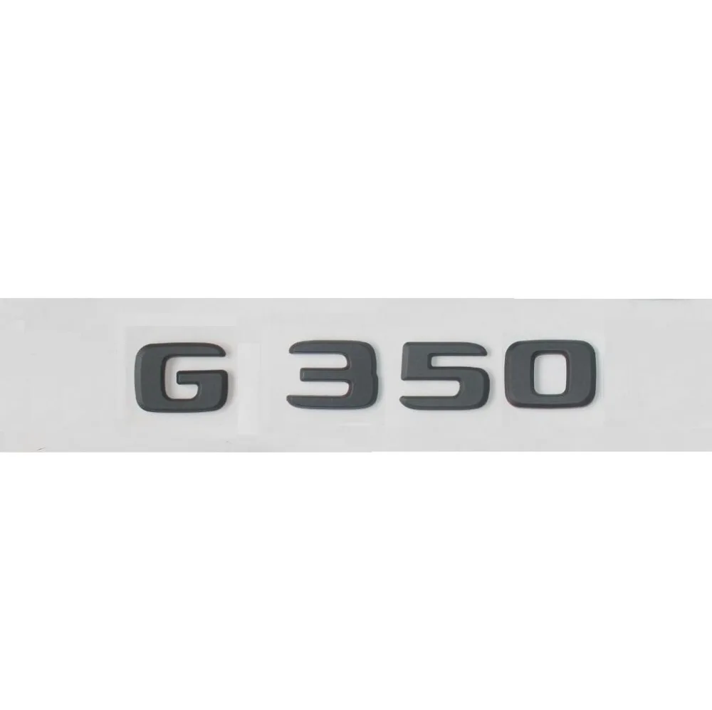 

Flat Matte Black ABS Rear Trunk Letters Badge Badges Emblem Emblems Decal Sticker for Mercedes Benz G Class G350 2017 -2019