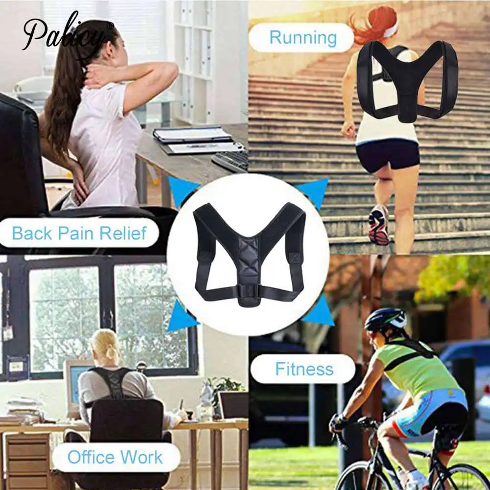 Adjustable Upper Back Straightener Posture Corrector for Men Under Clothes Shoulder Support Belt Brace Corset Body Shapers Women